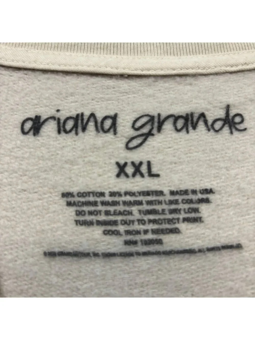 Ariana Grande Eternal Sunshine Teddy Crewneck Sweater Size XXL